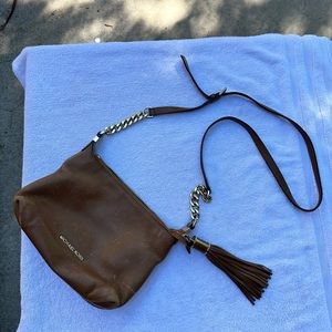 Michael Kors Brown Leather crossbody